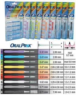 ORALPROX BLISTER DA 6 SPAZZOLINI INTERDENTALI MISURA 4 COLORE ARANCIONE - farmacialombardia.it