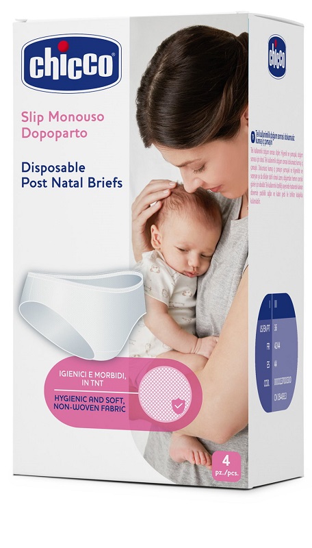 CHICCO MAMMA DONNA SLIP TESSUTO NON TESSUTO MISURA 3 4 PEZZI - farmacialombardia.it