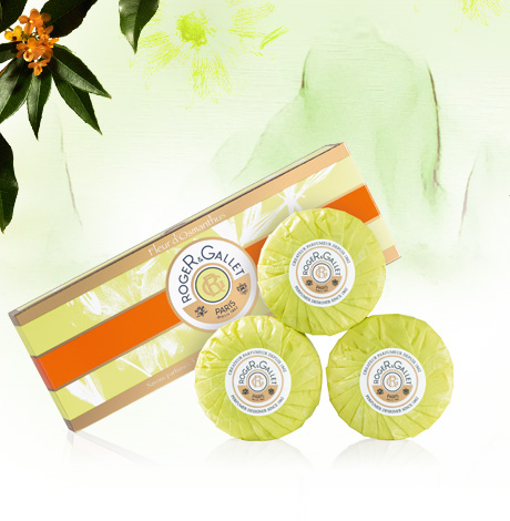 ROGER&GALLET FLEUR D'OSMANTHUS SAPONETTE 3 X 100 G - farmacialombardia.it