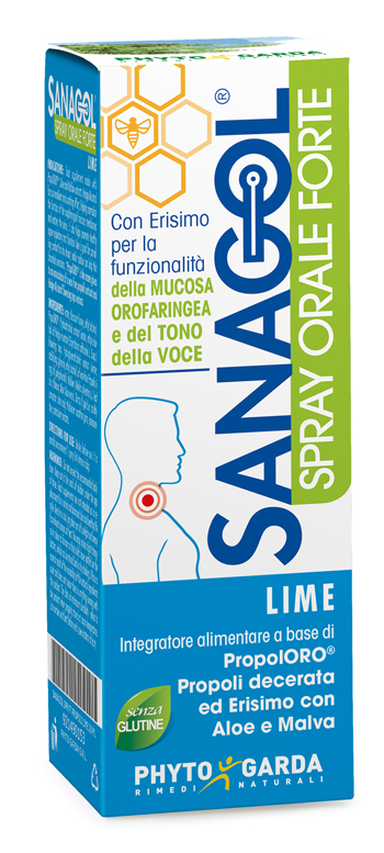 SANAGOL SPRAY FORTE PROPOLI LIME 20 ML - farmacialombardia.it
