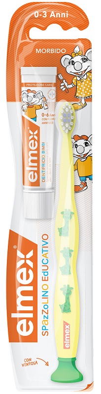 ELMEX SPAZZOLINO BIMBI EDUCATIVO NEW 0-3 ANNI - farmacialombardia.it