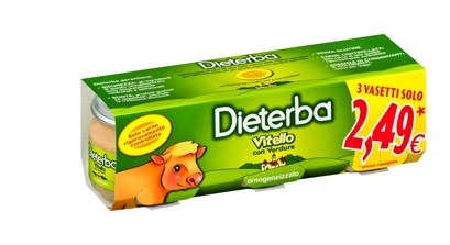 DIETERBA OMOGENEIZZATO VITELLO 3 PEZZI 80 G - farmacialombardia.it