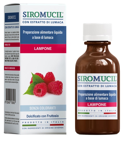 SIROMUCIL PREPARATO ALIMENTARE CON ESTRATTO DI LUMACA AL LAMPONE 150 ML - farmacialombardia.it