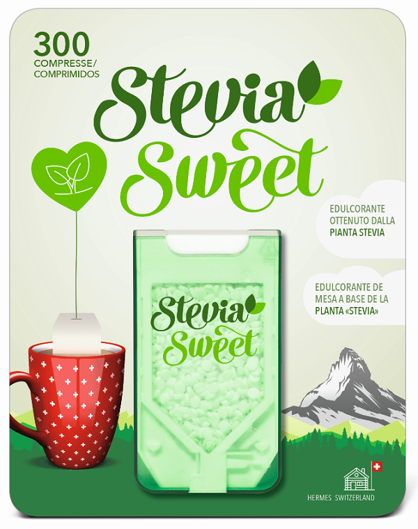 HERMESETAS STEVIA 300 COMPRESSE - farmacialombardia.it