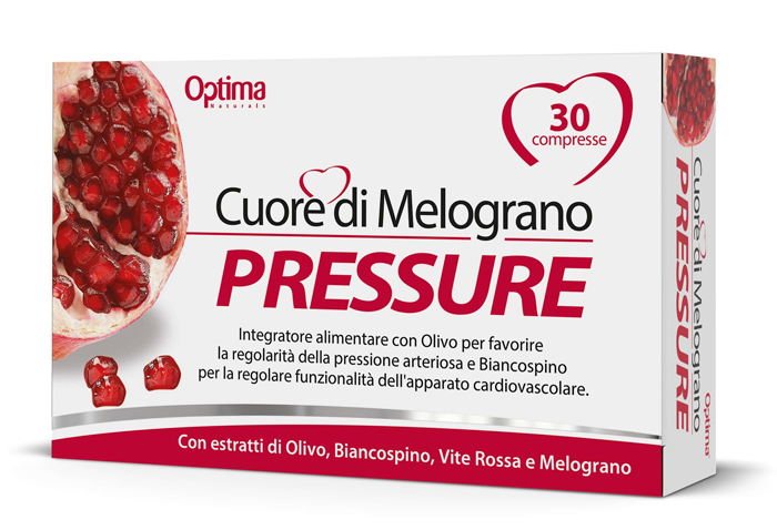 CUORE DI MELOGRANO PRESSURE 30 COMPRESSE 1 G - farmacialombardia.it