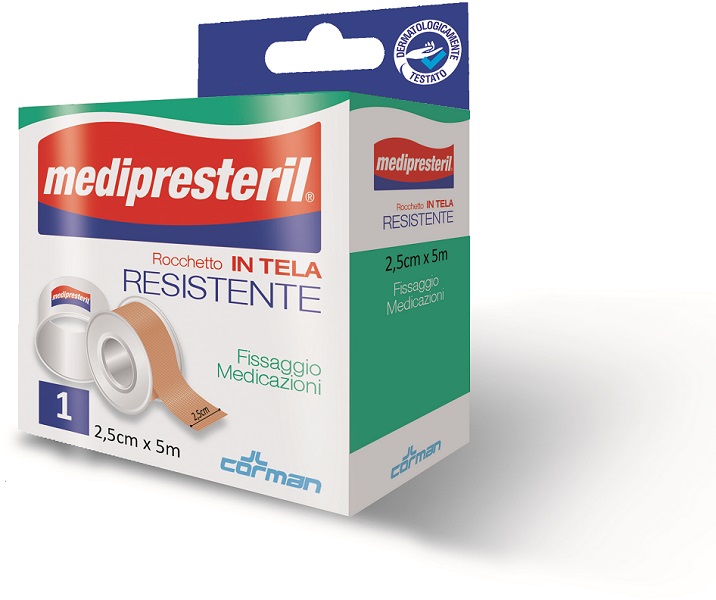 CEROTTO IN ROCCHETTO IN TELA MEDIPRESTERIL 5X250CM - farmacialombardia.it
