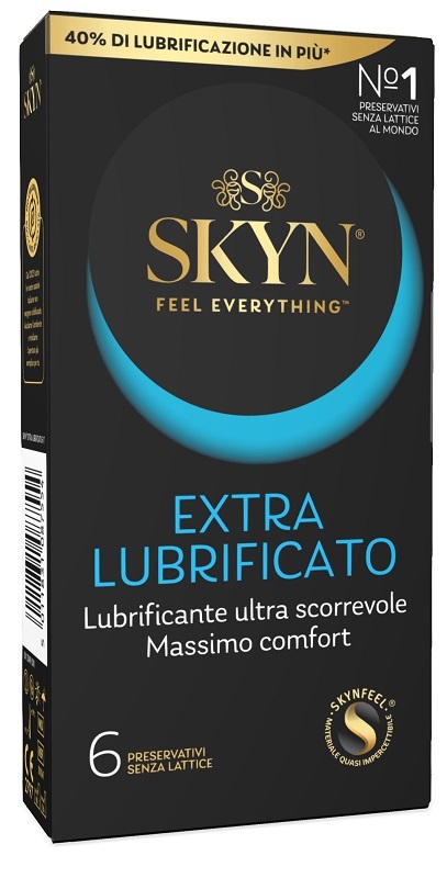 PROFILATTICO SKYN EXTRA LUBRIFICATO 6 PEZZI - farmacialombardia.it