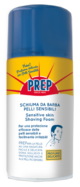PREP SCHIUMA BARBA PELLE SENSIBILE 300 ML - farmacialombardia.it