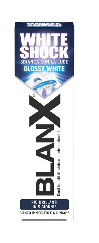 BLANX WHITE SHOCK SBIANCANTE DENTI 75 ML - farmacialombardia.it