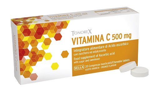 TONOREX VITAMINA C 500 MG 20 COMPRESSE - farmacialombardia.it