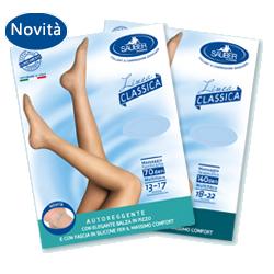 SAUBER CALZA AUTOREGGENTE 70 DENARI MAGLIA MICRORETE NEUTRO BEIGE 4 LINEA CLASSICA - farmacialombardia.it