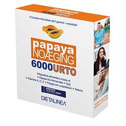 DIETALINEA PAPAYA NOAGING 6000 10 BUSTINE MONODOSE 6 G ASTUCCIO 60 G - farmacialombardia.it