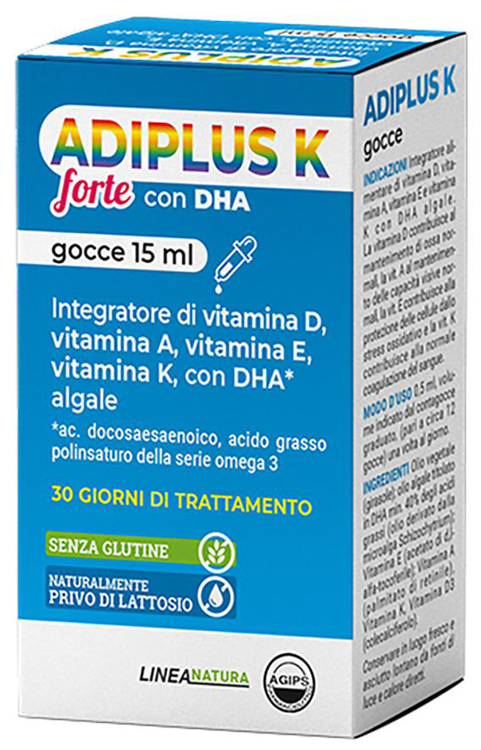ADIPLUS K FORTE CON DHA GOCCE FLACONCINO 15 ML - farmacialombardia.it