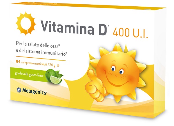 VITAMINA D 400 UI 84 COMPRESSE MASTICABILI GUSTO LIME - farmacialombardia.it