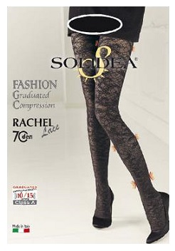 RACHEL LACE 70 COLLANT FANTASIA NERO 1-S - farmacialombardia.it