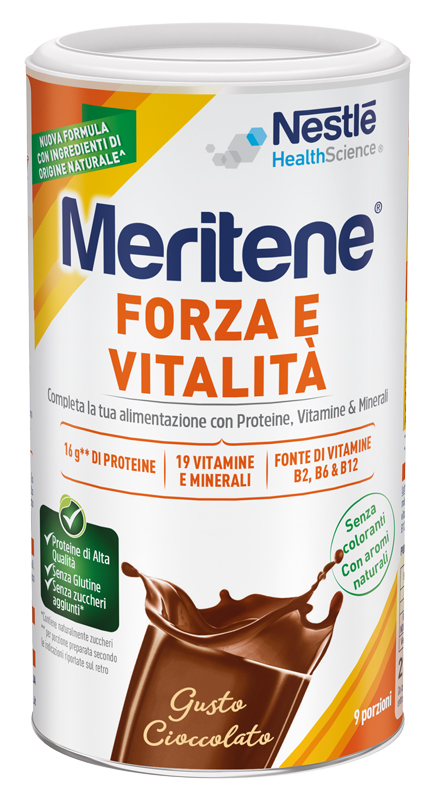 MERITENE FORZA E VITALITA' CIOCCOLATO 270 G - farmacialombardia.it