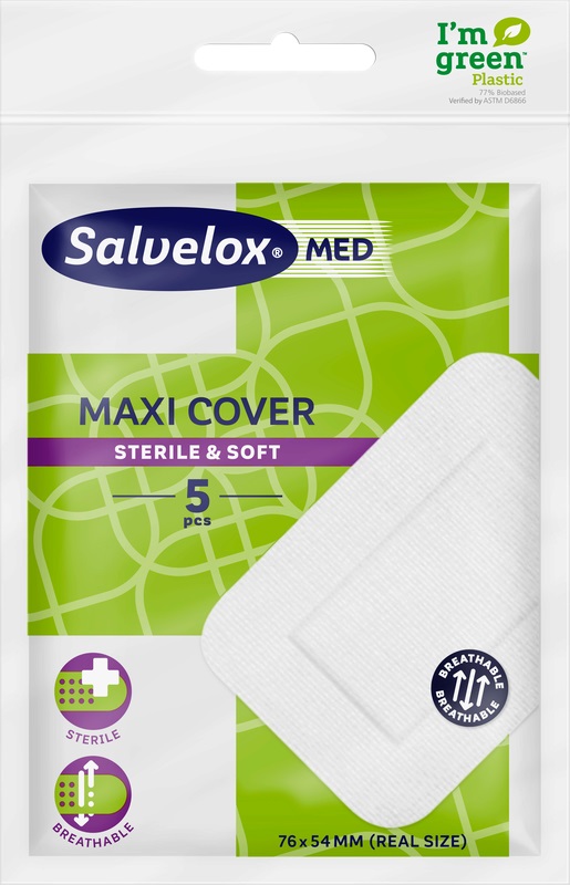 CEROTTO SALVELOX MED MAXI COVER 76X54MM 5 PEZZI - farmacialombardia.it
