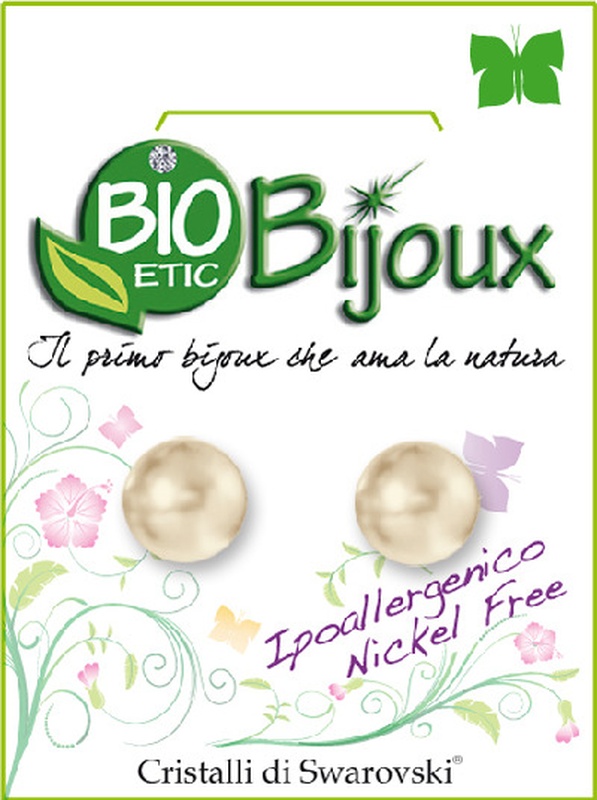 ORECCHINO PERLA 8MM CREAMROSE - farmacialombardia.it