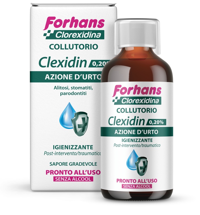 FORHANS CLEXIDIN 0,20 SENZA ALCOOL 200 ML - farmacialombardia.it