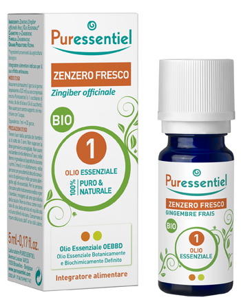 PURESSENTIEL ZENZERO OLIO ESSENZIALE BIO 5 ML - farmacialombardia.it