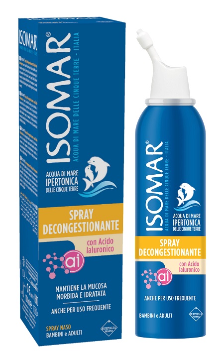 ISOMAR SPRAY DECONGESTIONANTE ACIDO IALURONICO 100 ML - farmacialombardia.it