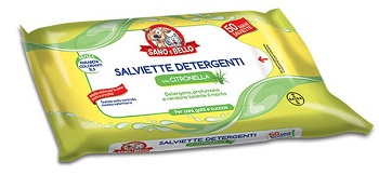 SANO E BELLO SALVIETTE DETERGENTI CITRONELLA 50 PEZZI - farmacialombardia.it