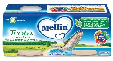 MELLIN OMOGENEIZZATO TROTA 2 X 80 G - farmacialombardia.it