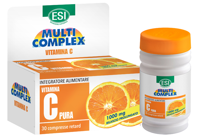 ESI MULTICOMPLEX VITAMINA C PURA 1000 MG RETARD 30 COMPRESSE - farmacialombardia.it