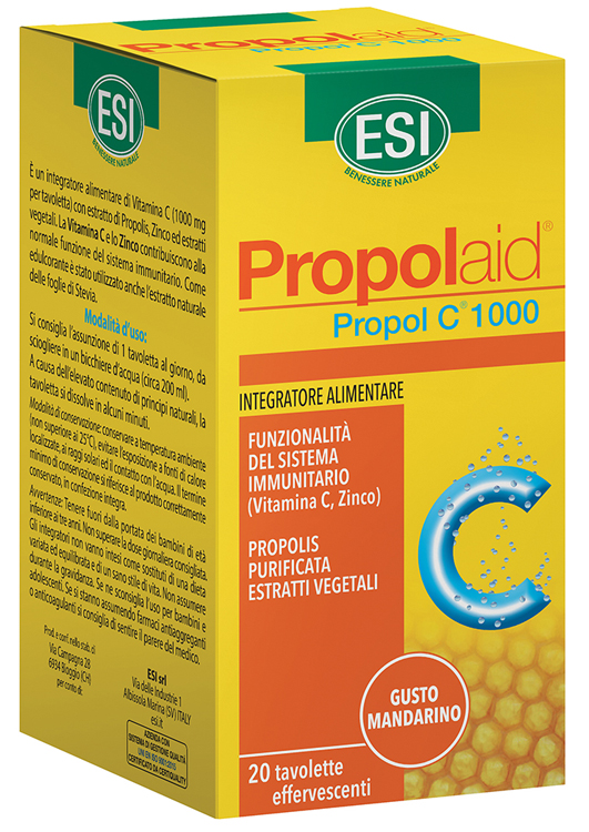 ESI PROPOLAID C 1000 20 TAVOLETTE EFFERVESCENTI - farmacialombardia.it
