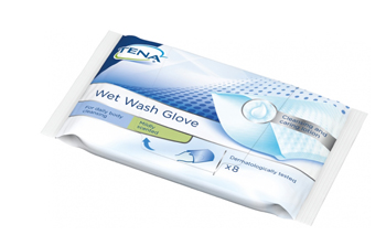 TENA WET WASH GLOVE GUANTO DETERGENTE UMIDIFICATO 8 PEZZI - farmacialombardia.it