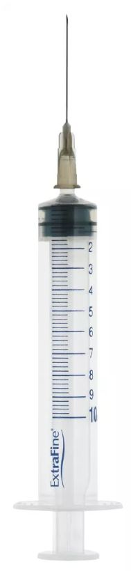 SIRINGA EXTRAFINE IPODERMICA 10 ML AGO 12 GAUGE 22 - farmacialombardia.it