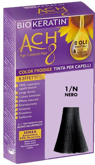 BIOKERATIN ACH8 COLOR PRODIGE 1/N NERO - farmacialombardia.it