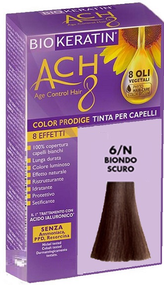 BIOKERATIN ACH8 COLOR PRODIGE 6/N BIONDO SCURO - farmacialombardia.it