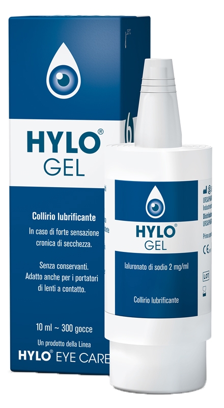 HYLO-GEL COLLIRIO LUBRIFICANTE ACIDO IALURONICO 0,2% 10 ML - farmacialombardia.it