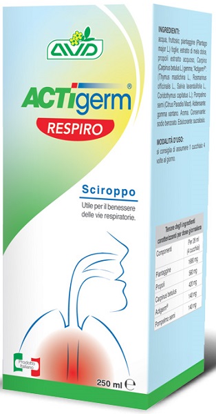 ACTIGERM RESPIRO SCIROPPO 250 ML - farmacialombardia.it