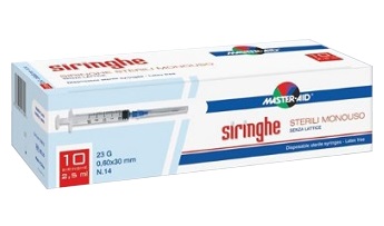 SIRINGA PER VENIPUNTURA MASTER-AID 10 ML GAUGE 21 10 PEZZI - farmacialombardia.it