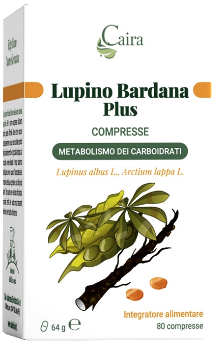 CAIRA LUPINO BARDANA PLUS 80 COMPRESSE DA 0,8 G - farmacialombardia.it