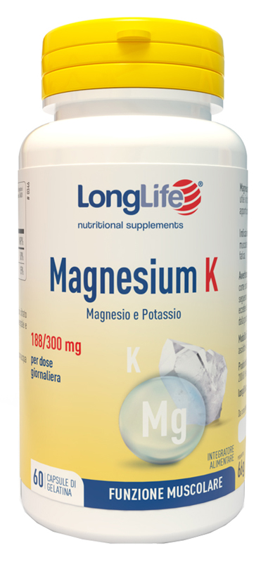 LONGLIFE MAGNESIUM K 60 CAPSULE - farmacialombardia.it