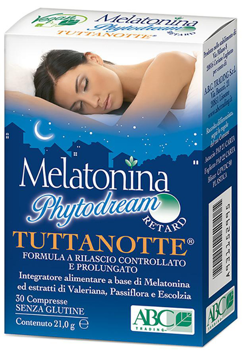MELATONINA PHYTODREAM TUTTANOTTE RETARD 30 COMPRESSE - farmacialombardia.it