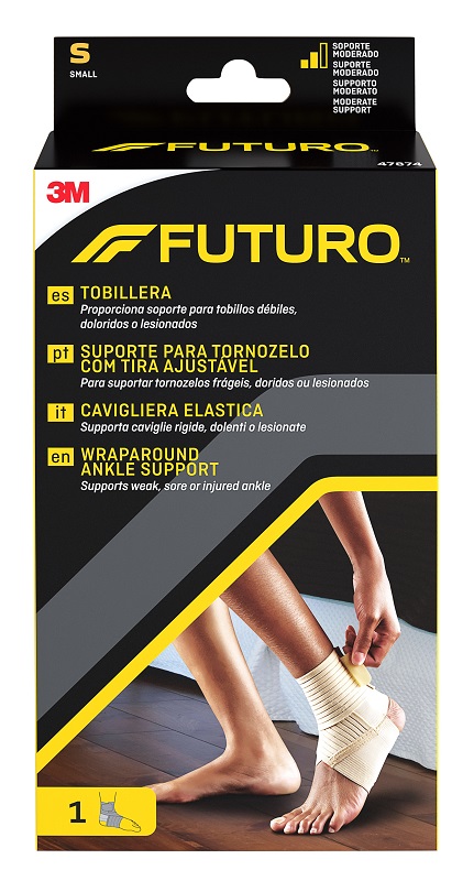 CAVIGLIERA ELASTICA FUTURO SMALL DIMENSIONE 18/20,5CM - farmacialombardia.it