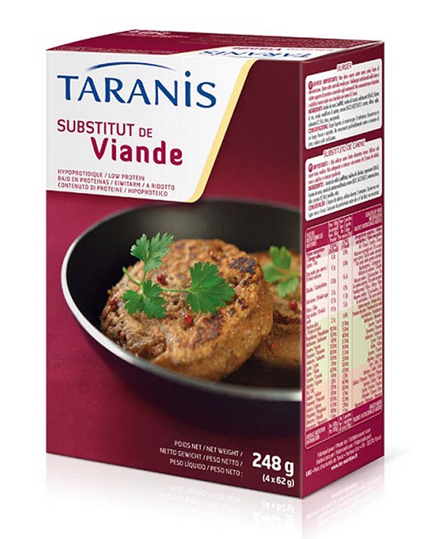 TARANIS BURGER SOSTITUTO CARNE 4 X 62 G - farmacialombardia.it