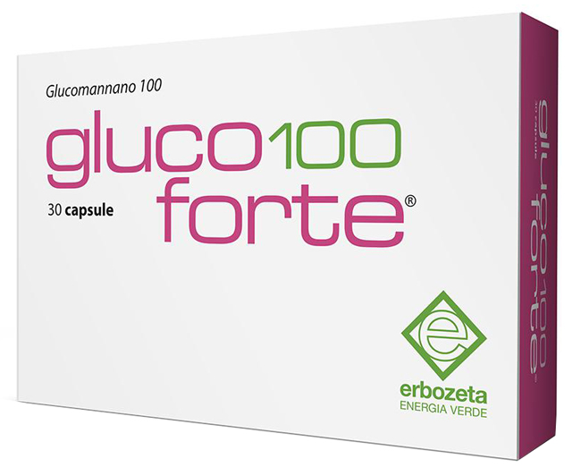 GLUCO 100 FORTE GLUCOMANNANO 100 30 CAPSULE DA 900 MG - farmacialombardia.it