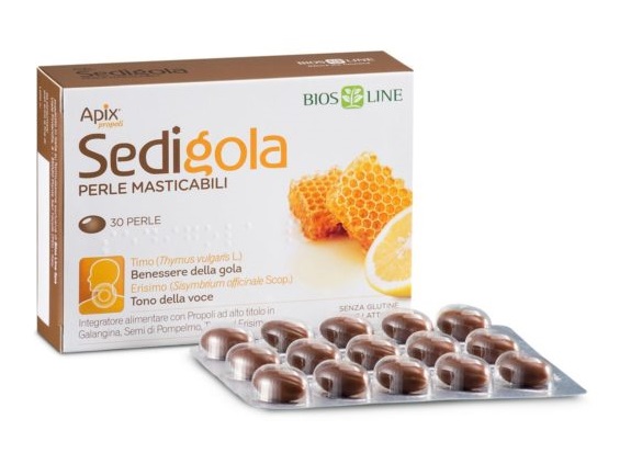SEDIGOLA PERLE MASTICABILI 30 PERLE - farmacialombardia.it