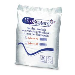 SACCA DI DRENAGGIO DA GAMBA PER INCONTINENZA UROSYSTEM TUBO 10 CM 30 PEZZI - farmacialombardia.it