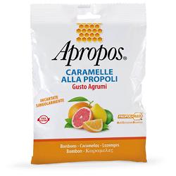 APROPOS CARAMELLE ALLA PROPOLI GUSTO AGRUMI 50 G - farmacialombardia.it