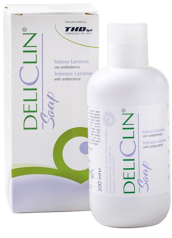 DELICLIN SOAP DETERGENTE INTIMO LENITIVO CON ANTIBATTERICO 200 ML - farmacialombardia.it