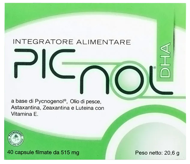 PICNOL DHA 40 CAPSULE 21,11 G - farmacialombardia.it