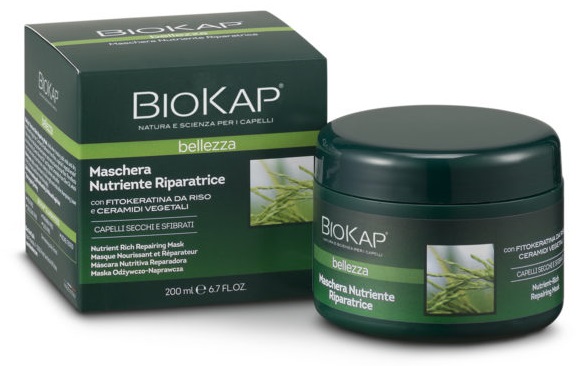 BIOKAP BELLEZZA MASCHERA NUTRIENTE/RIPARATRICE 200 ML BIOSLINE - farmacialombardia.it