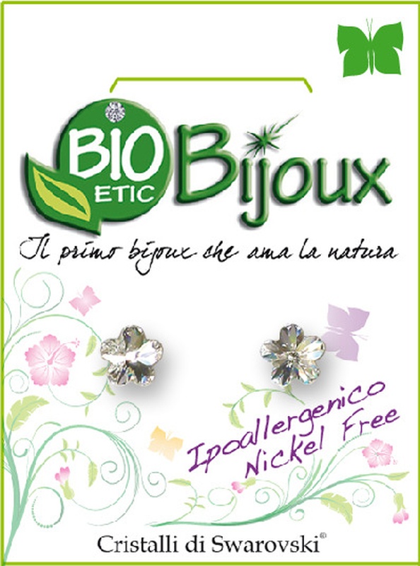 ORECCHINO FIORE 6MM CRYSTAL - farmacialombardia.it