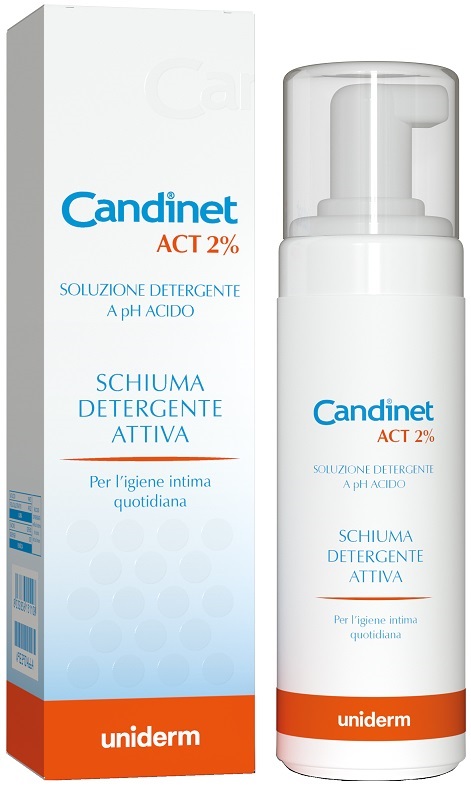 CANDINET ACT 2% SCHIUMA DETERGENTE ATTIVA 150 ML - farmacialombardia.it